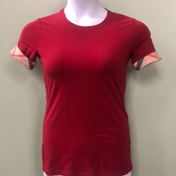 Burberry London Nova Check Short Sleeve Designer Women's Small Shirt - Picture 1 of 9